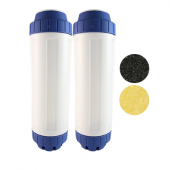 Osmio 2.5 x 10 Chlorine & Limescale Filter Dual Pack