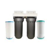 Osmio Pro 4.5 x 10 Inch Dual Whole House Water Filter System