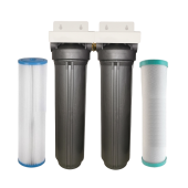 Osmio 4.5 x 20 Inch Dual Whole House Water Filter System