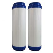 Osmio 2.5 x 10 Inch Granular Activated Carbon Filter Dual Pack