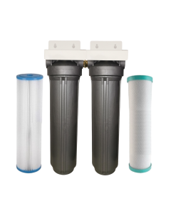 Osmio 4.5 x 20 Inch Dual Whole House Water Filter System