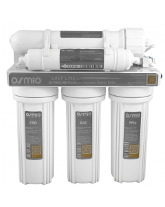 Osmio Grey Line 5-Stage Non-Pumped Reverse Osmosis Water Filter 