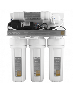 Osmio Grey Line 5-Stage Pumped Reverse Osmosis Water Filter 
