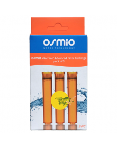 Osmio Vitamin C Advanced Shower Filter Replacement Filters 3 pack