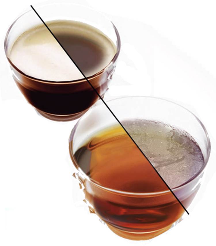 Scum Oil Film in Tea and Coffee